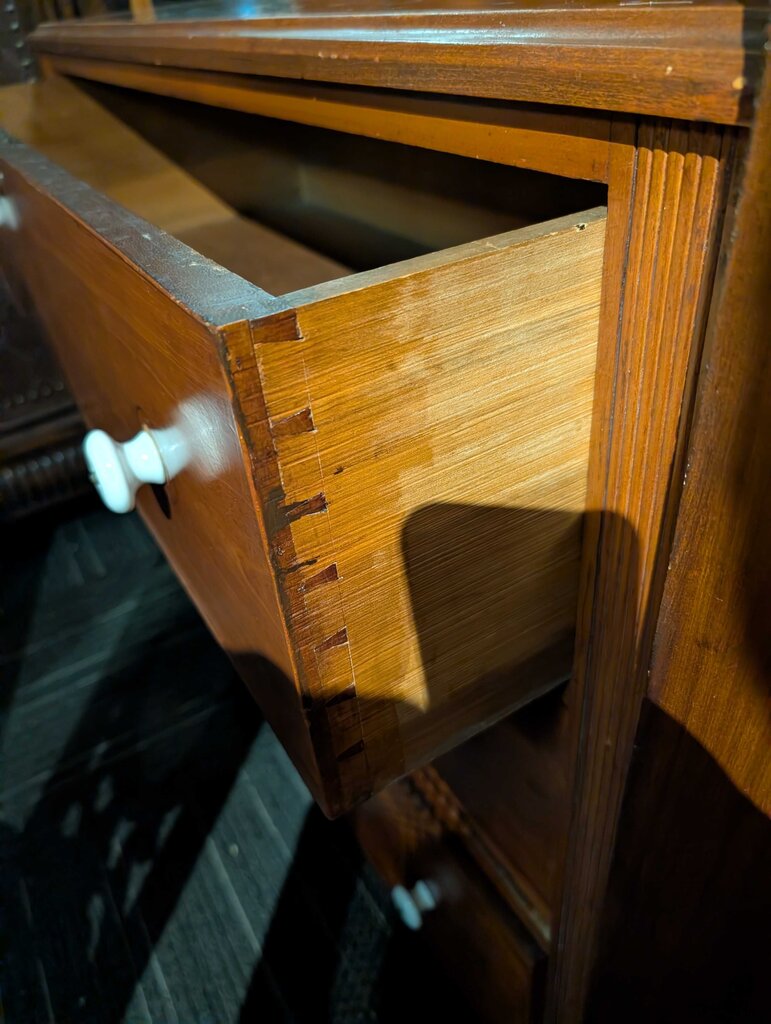 Victorian Dresser With Mirror