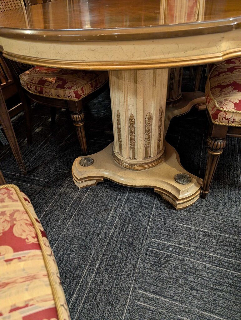 Vintage Table With Six Chairs