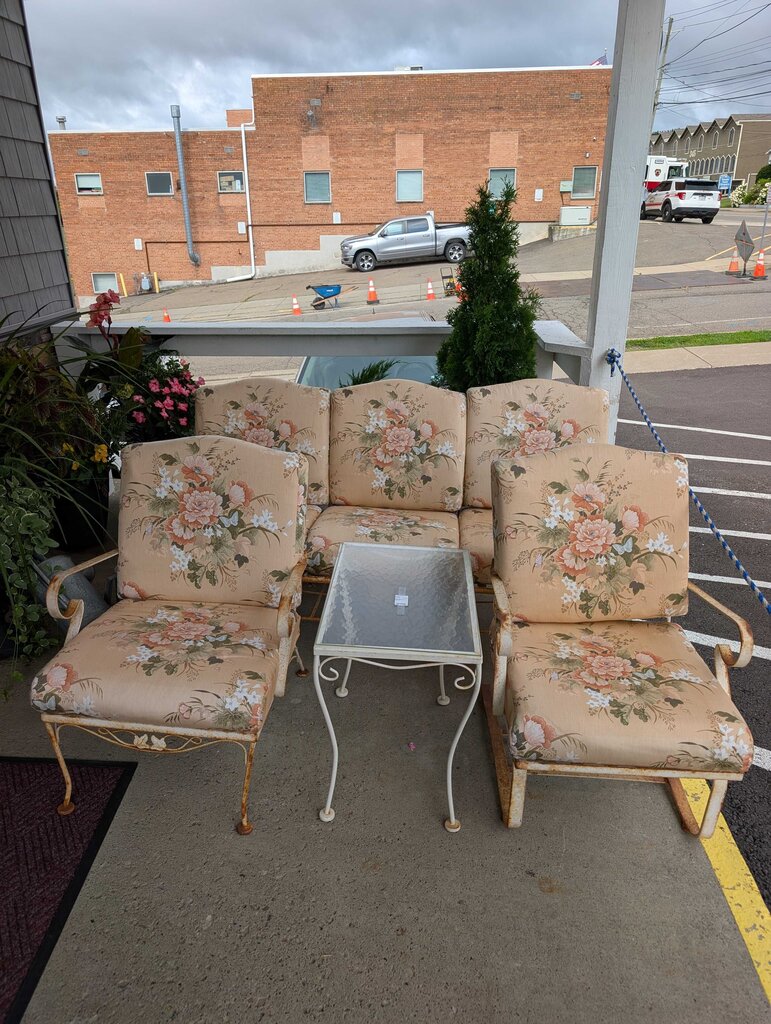 4 Piece Wrought Iron Patio Set