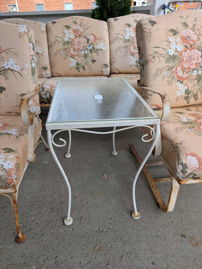 4 Piece Wrought Iron Patio Set