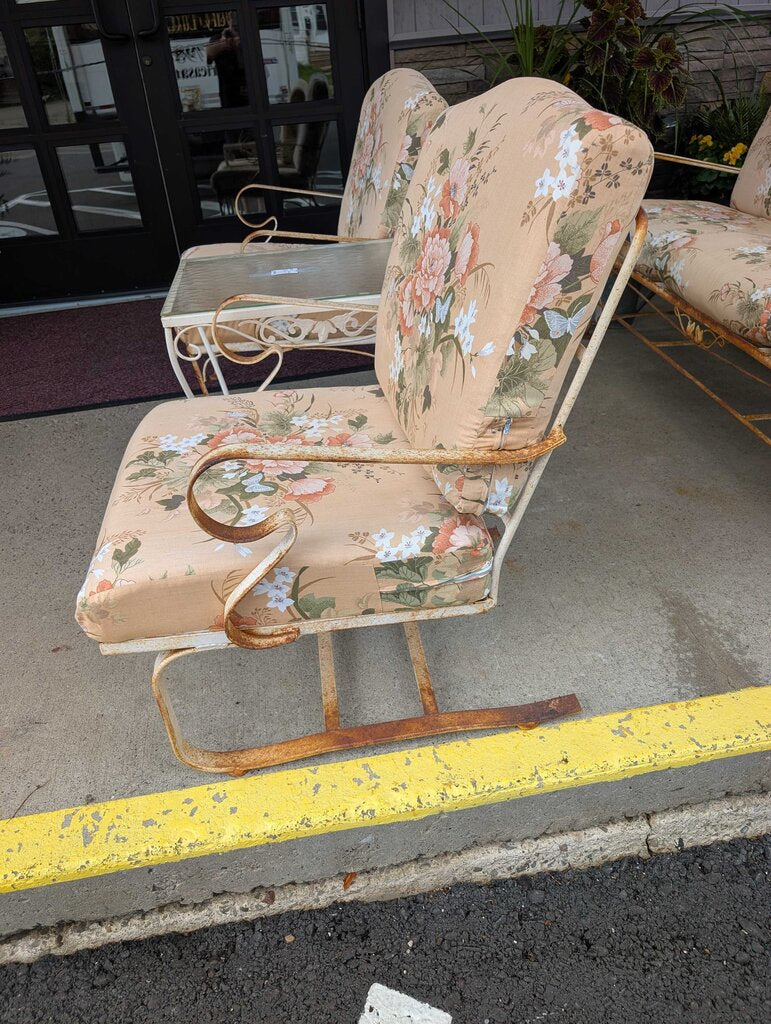 4 Piece Wrought Iron Patio Set