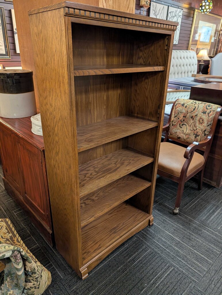 Oak Finish Bookshelf
