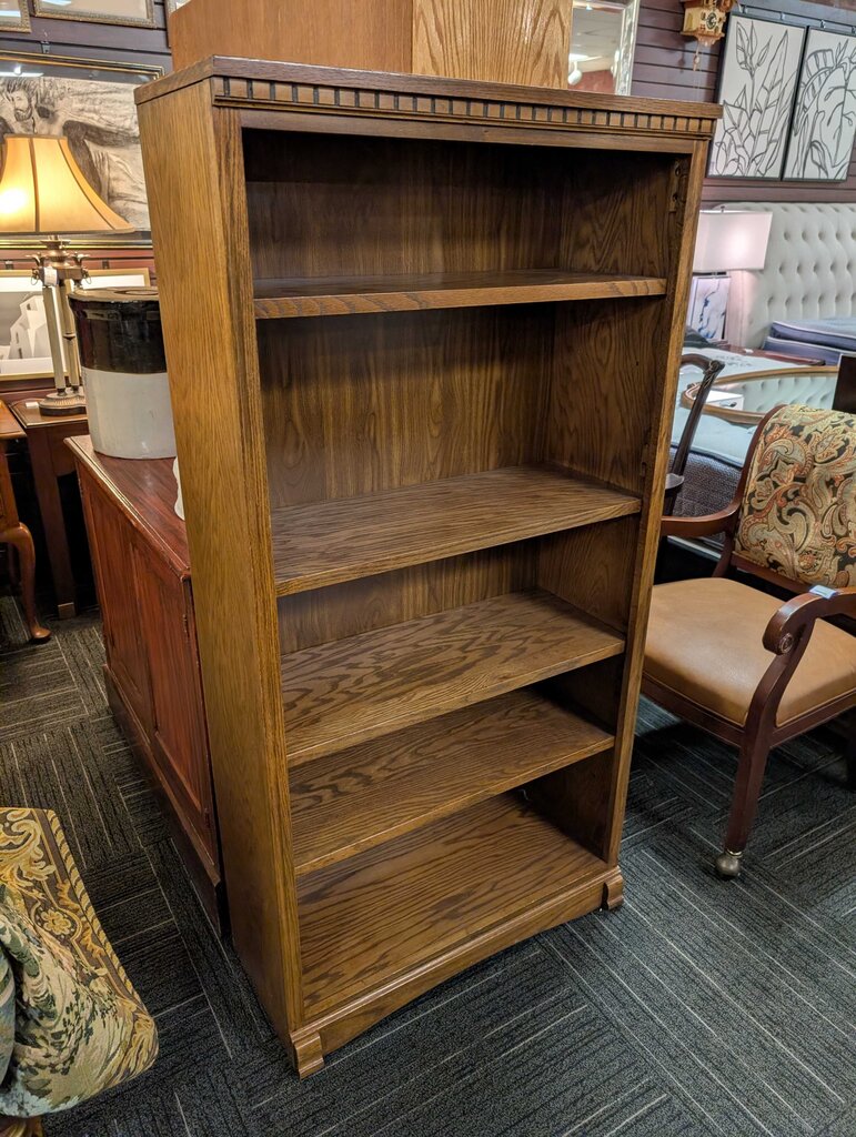 Oak Finish Bookshelf