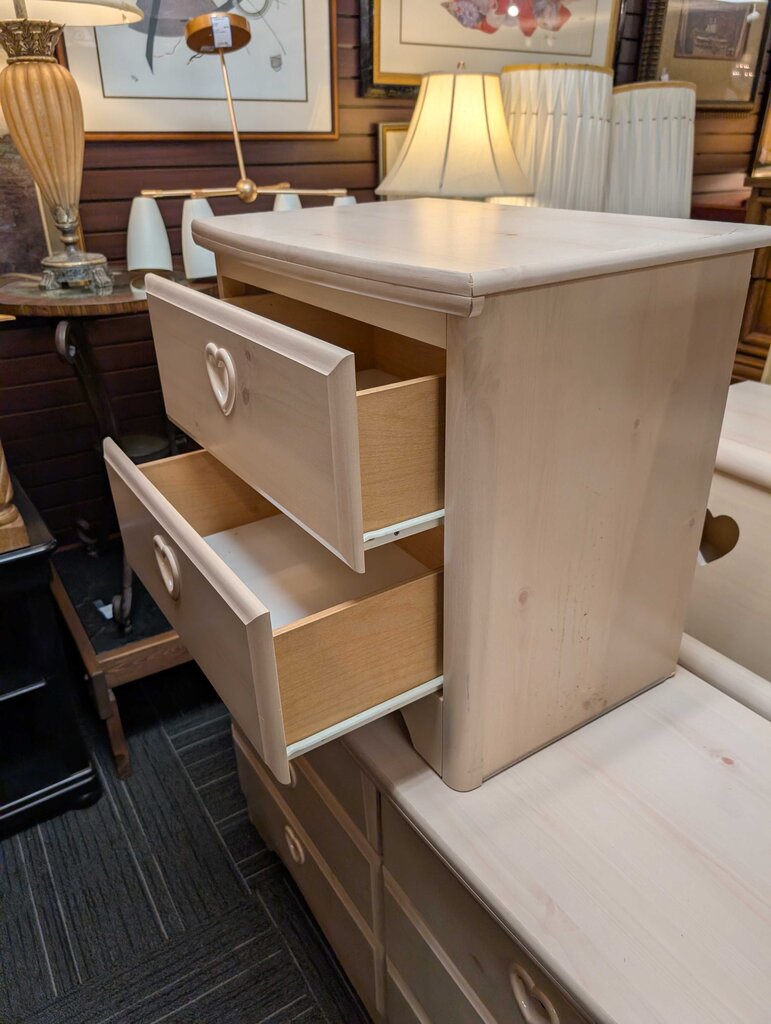Knotty Pine Finish Nightstand