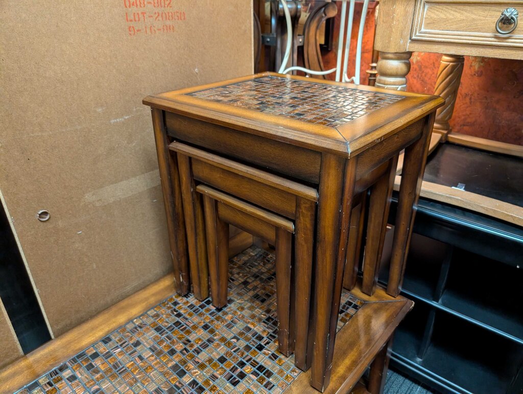 Mosaic Top Stacking Tables