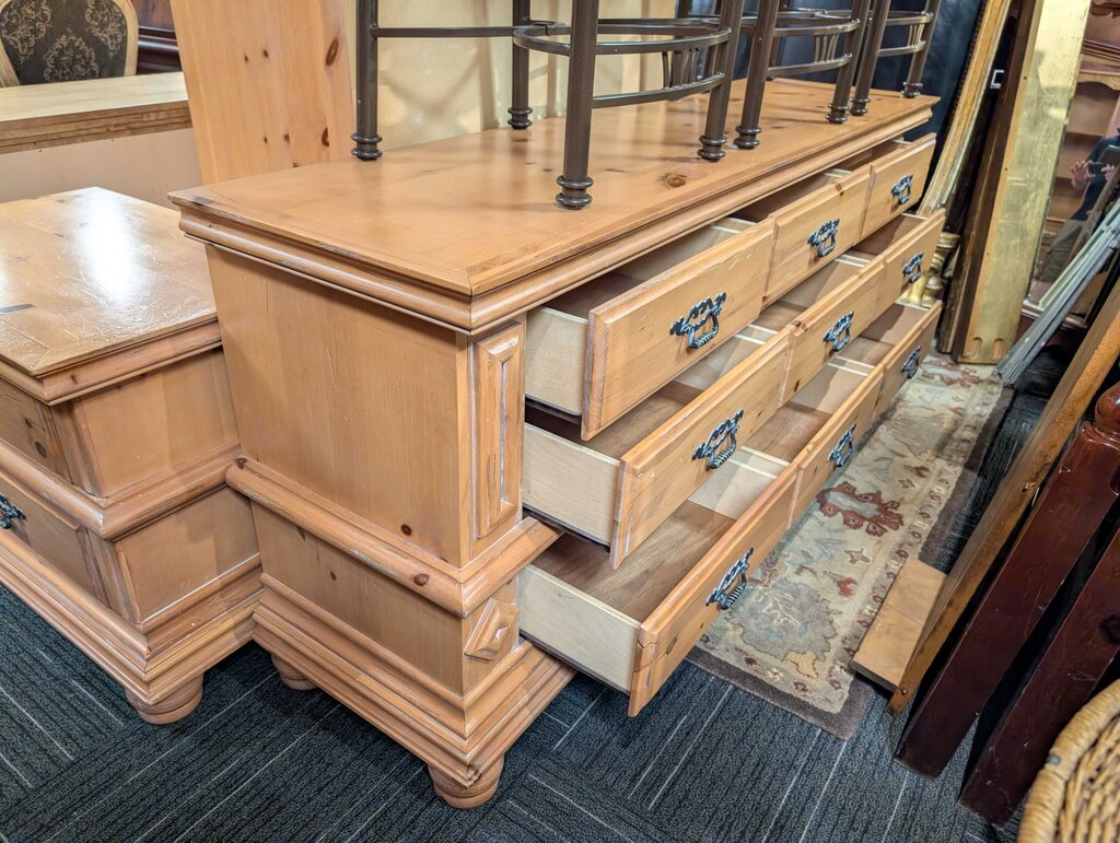 Knotty Pine Finish Dresser