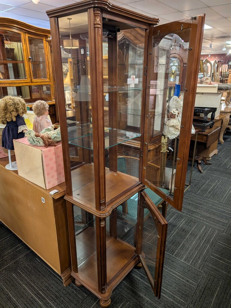 Small Lighted Curio Cabinet