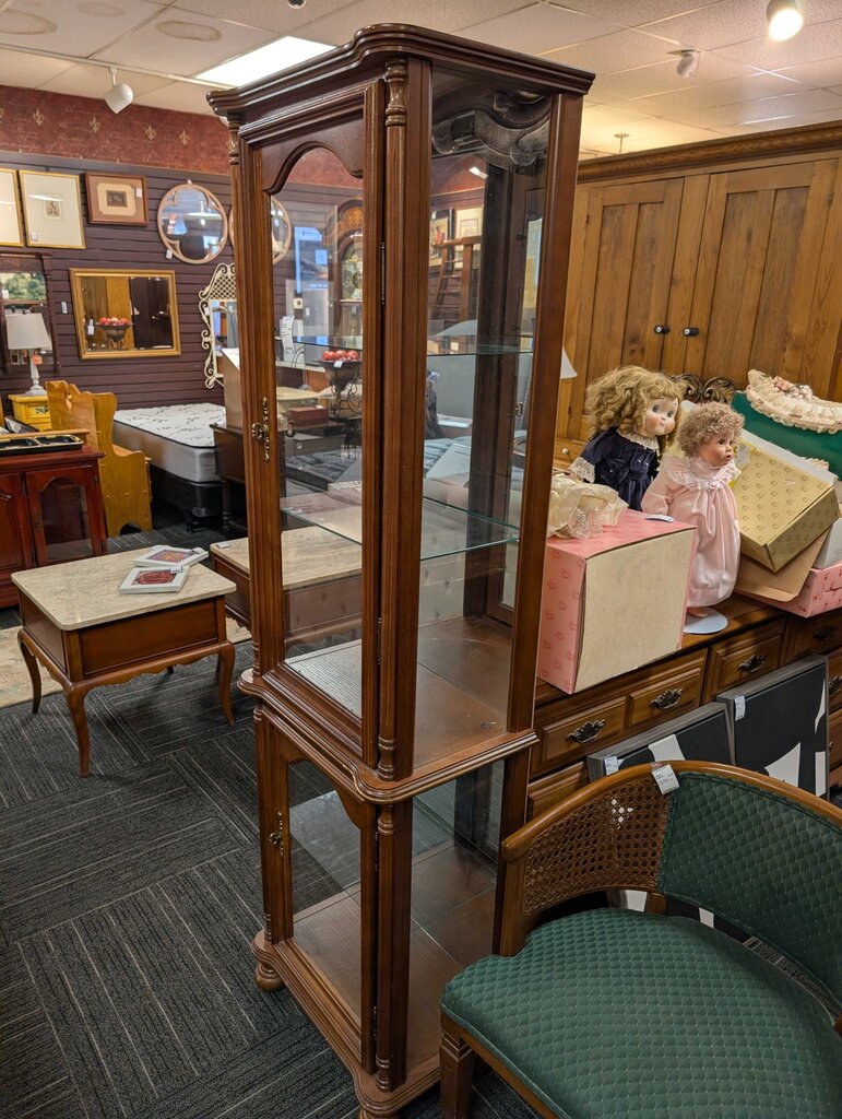 Small Lighted Curio Cabinet