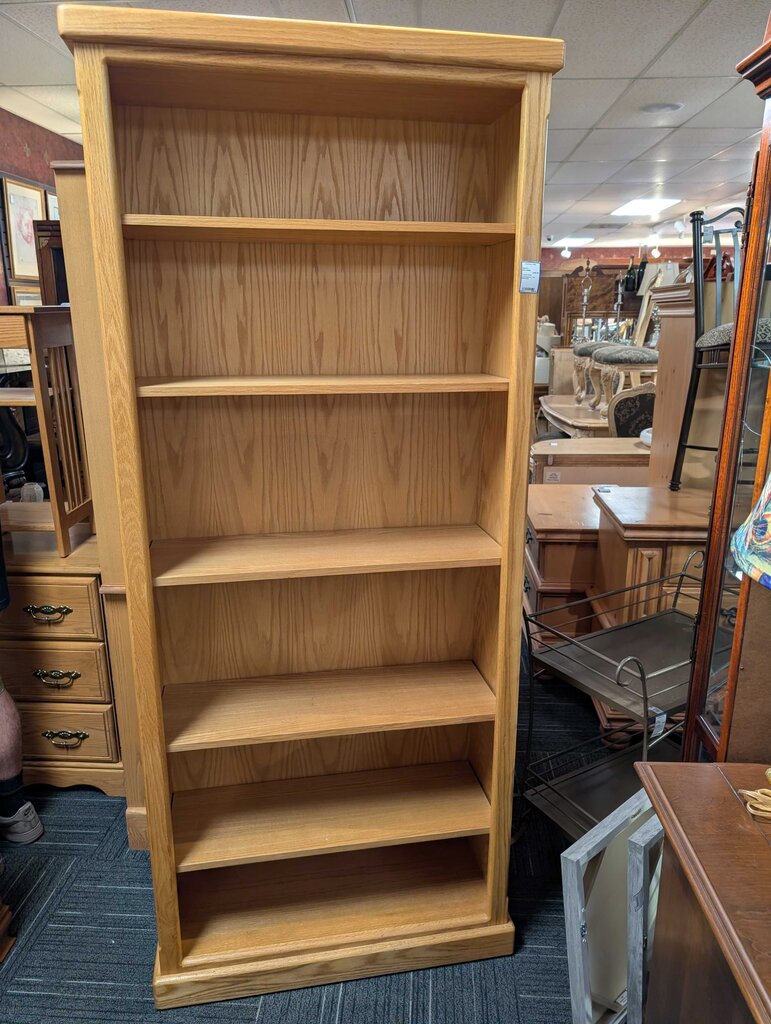 Contemporary Oak Bookcase