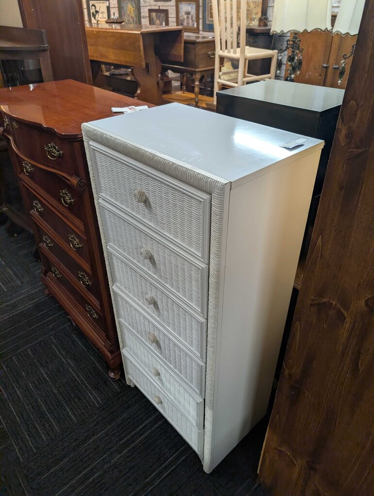 Wicker Front Lingerie Chest