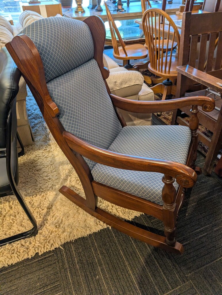 Vintage Upholstered Rocker