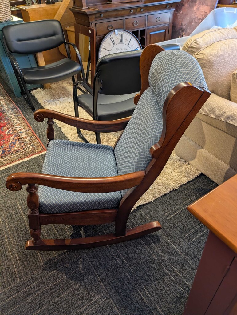 Vintage Upholstered Rocker