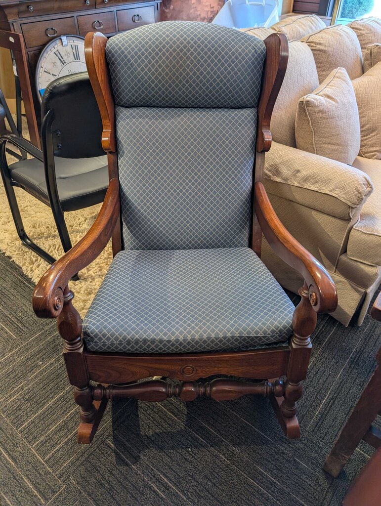 Vintage Upholstered Rocker