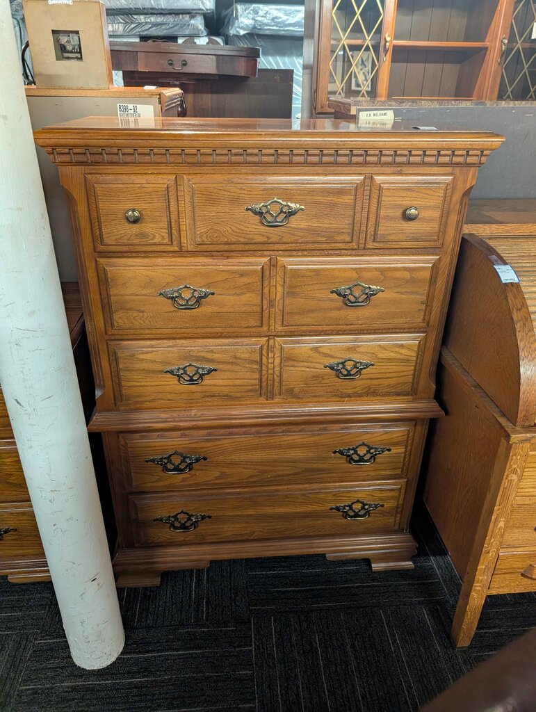 Oak Chest Of Drawers