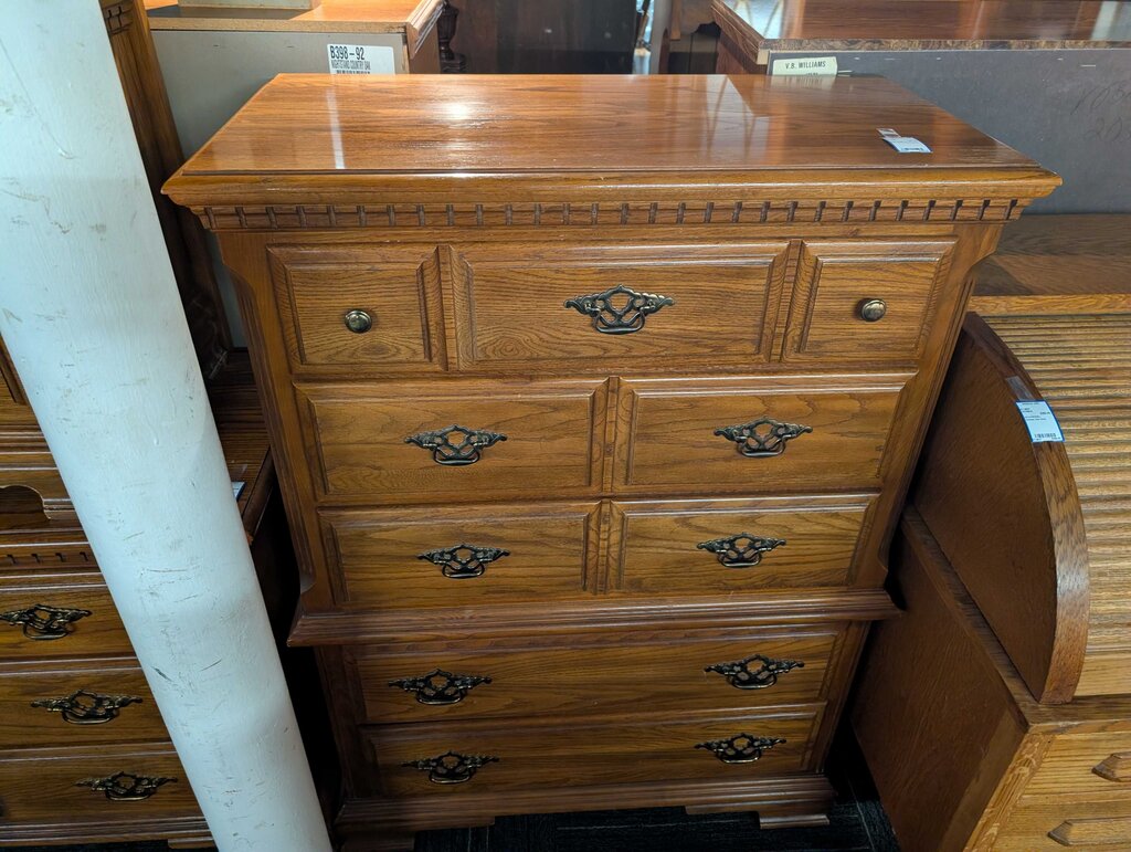 Oak Chest Of Drawers