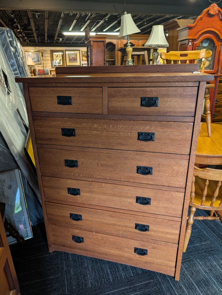 Solid Oak Mission Chest