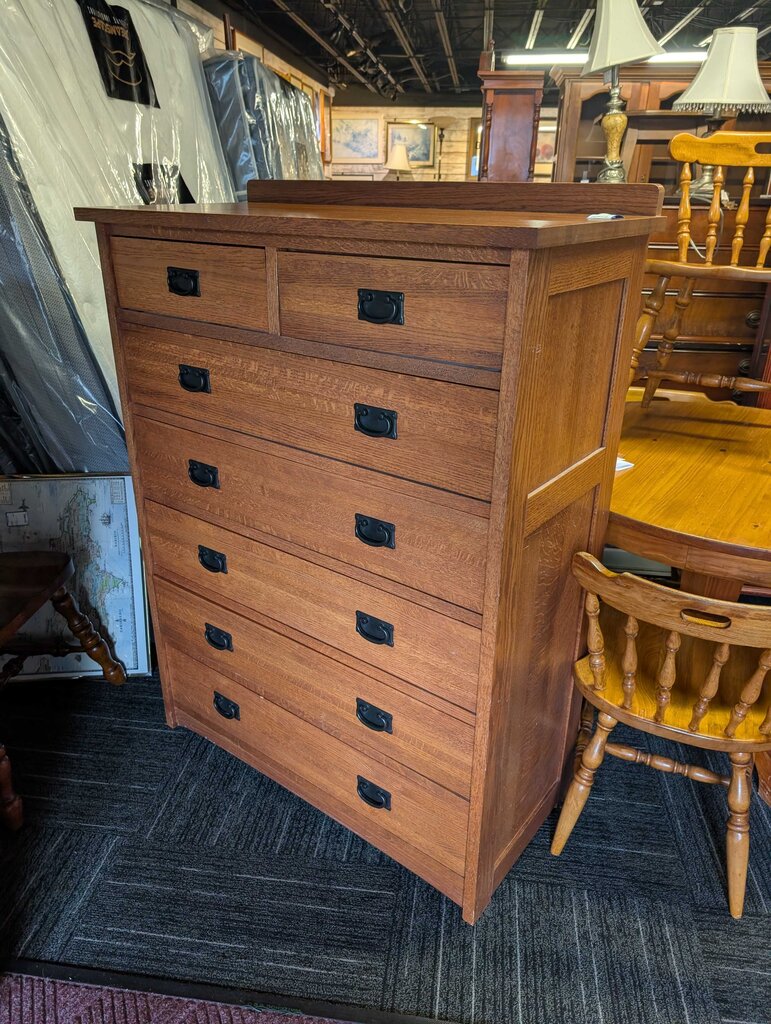 Solid Oak Mission Chest