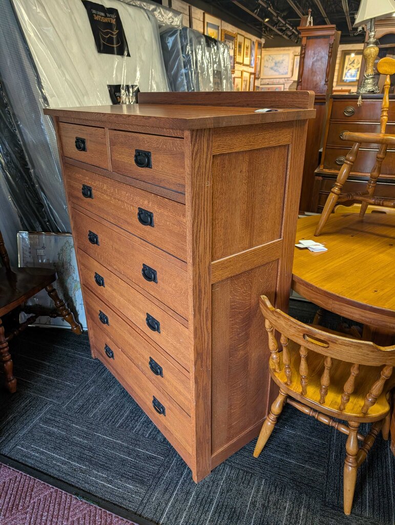 Solid Oak Mission Chest