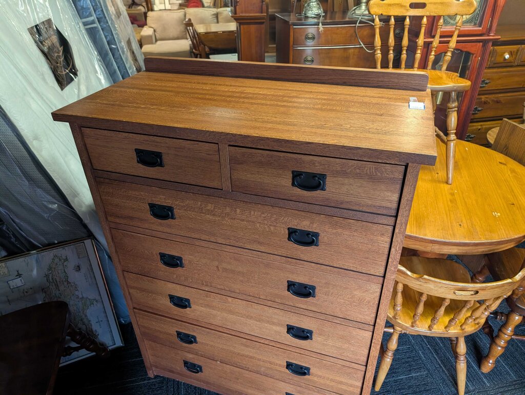 Solid Oak Mission Chest