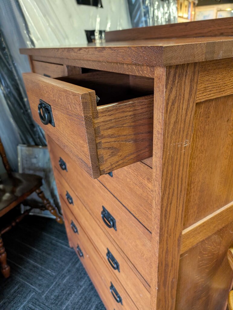 Solid Oak Mission Chest