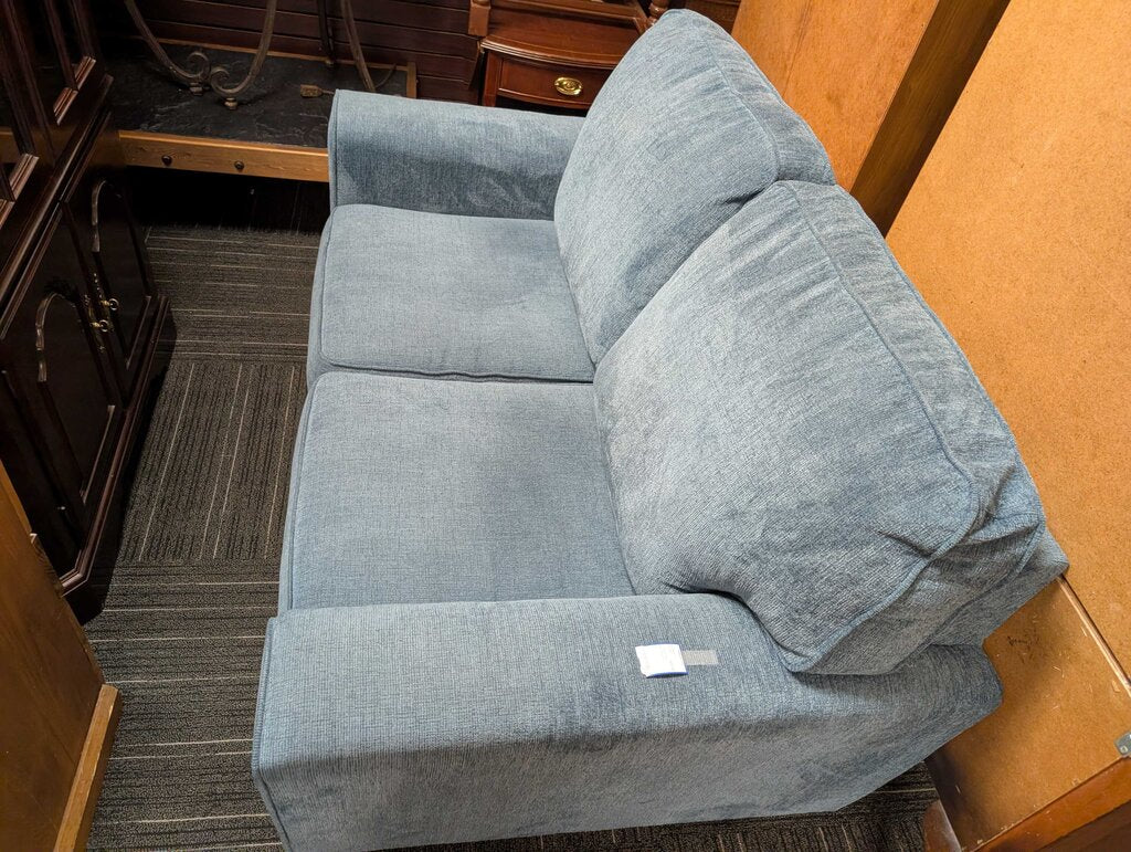 Blue Loveseat