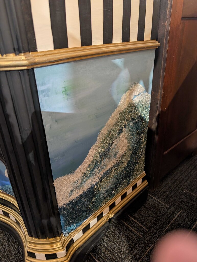 Paint Decorated Cabinet