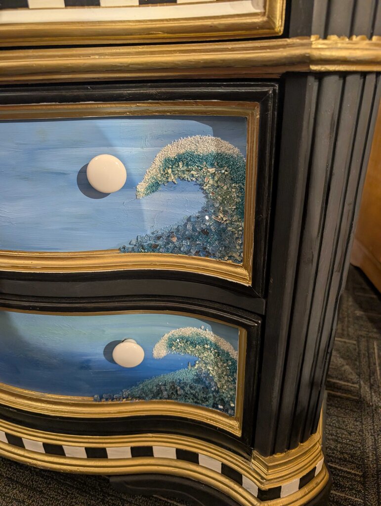 Paint Decorated Cabinet