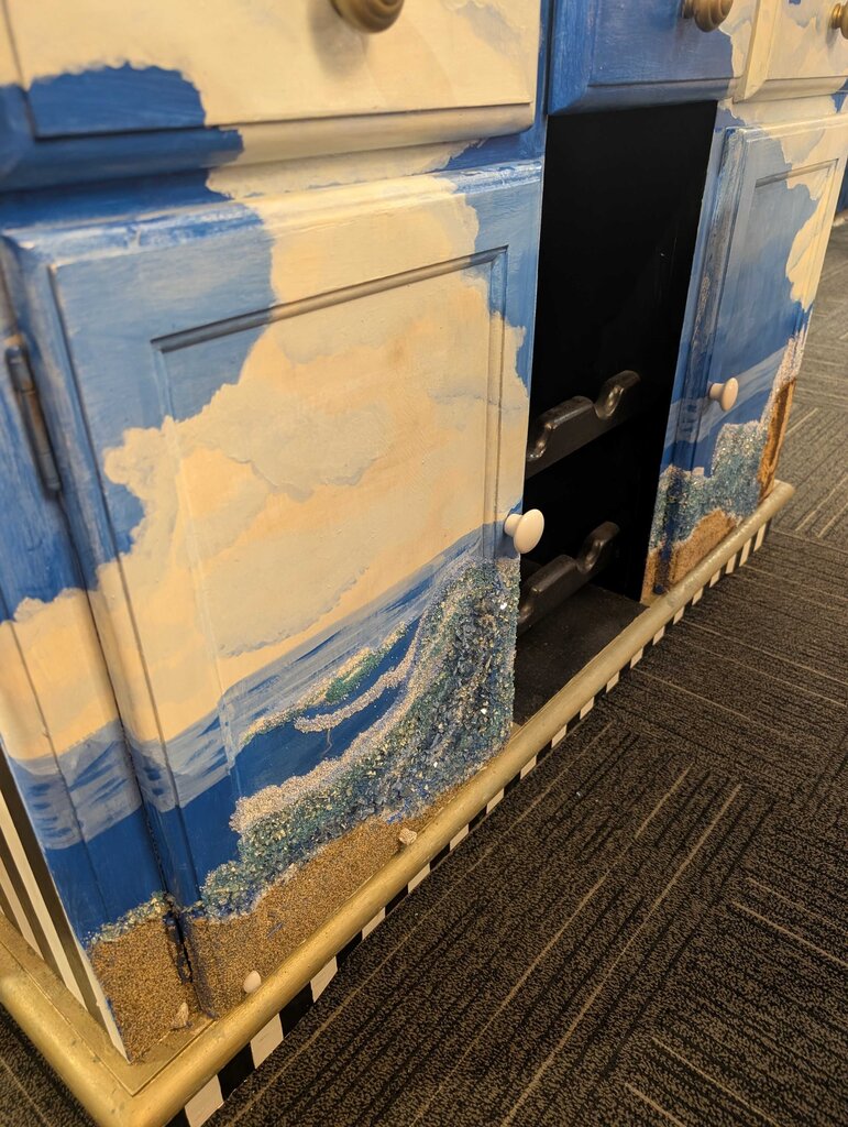 Paint Decorated Chest