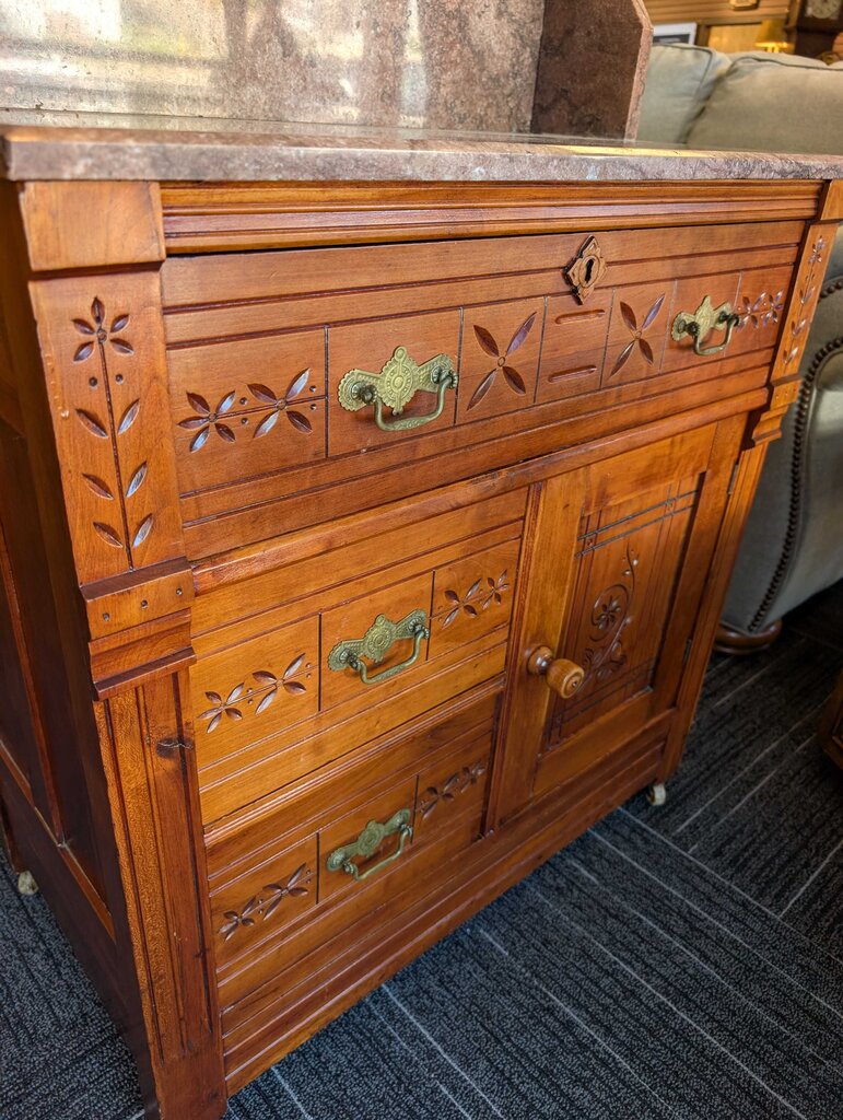 Marble Top Wash Stand