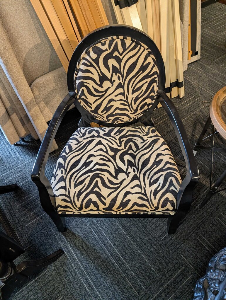Animal Print Armchair
