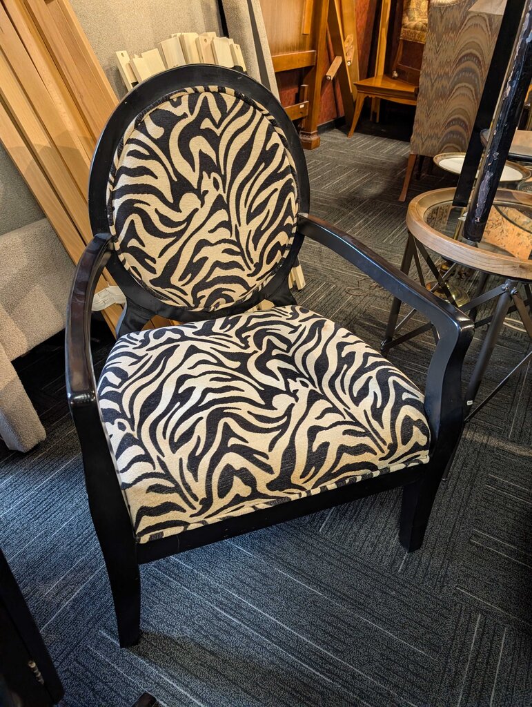 Animal Print Armchair