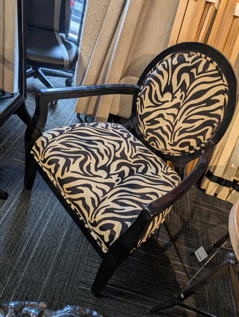 Animal Print Armchair
