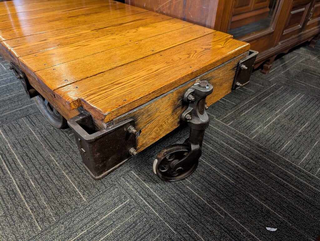 Antique Restored Industrial Coffee Table