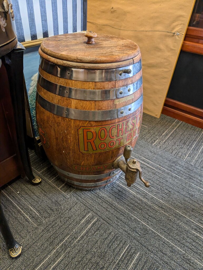 Antique Rochester Root Beer Barrell