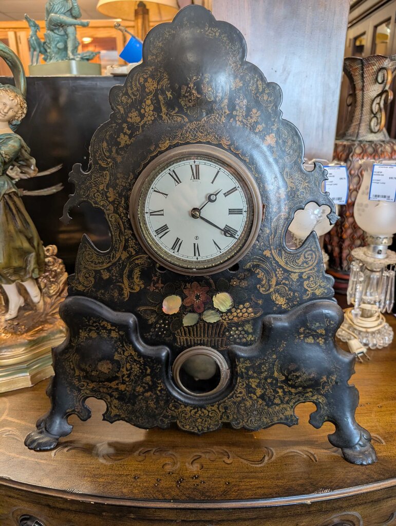 Antique Cast Iron Clock