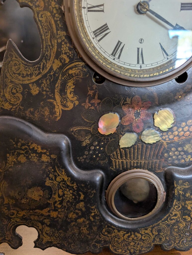 Antique Cast Iron Clock