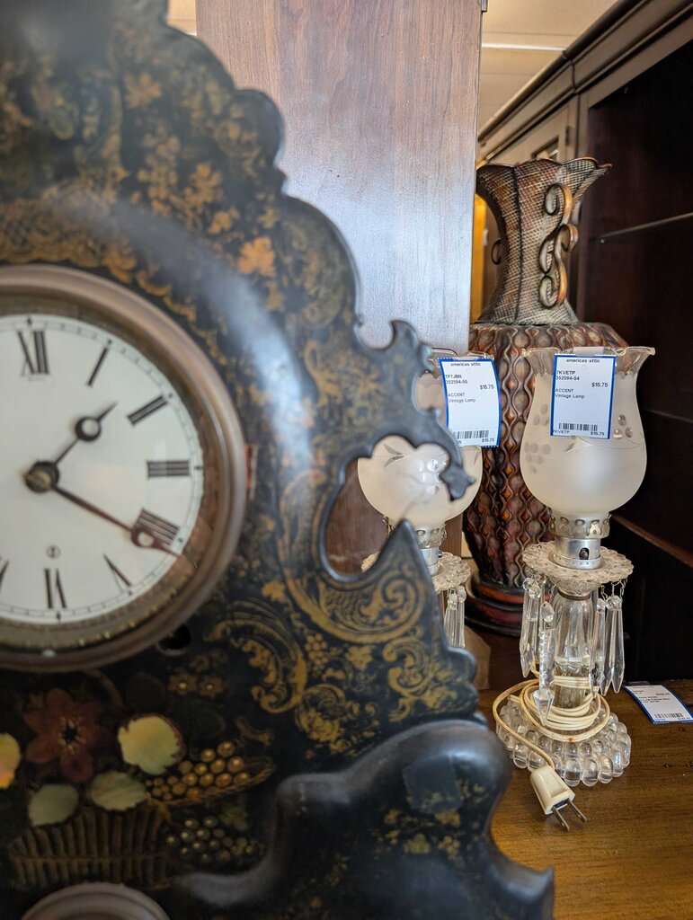 Antique Cast Iron Clock