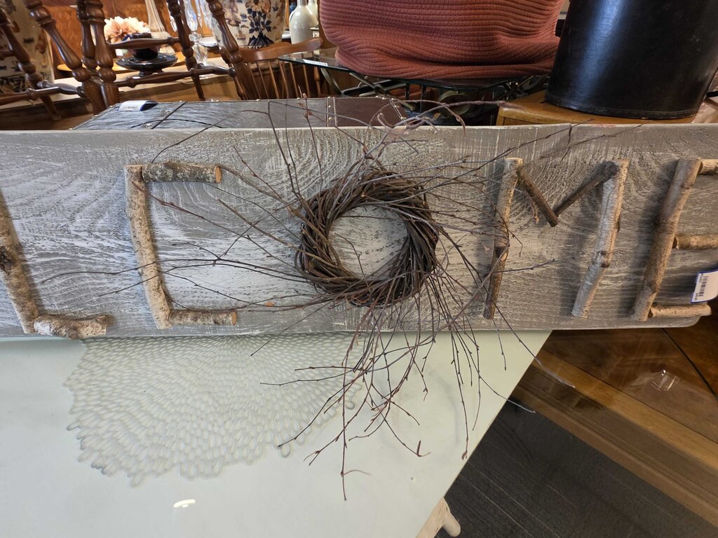 Rustic Craftsman Made Distressed Wood Plank Welcome Sign