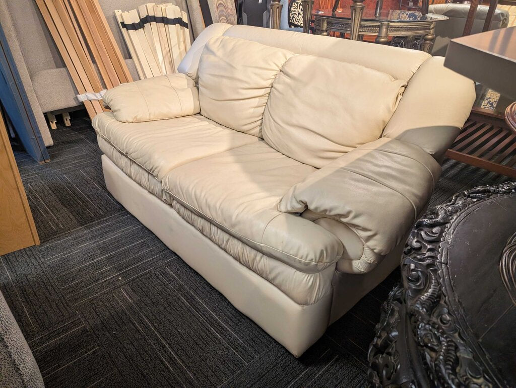 Vintage Leather Loveseat