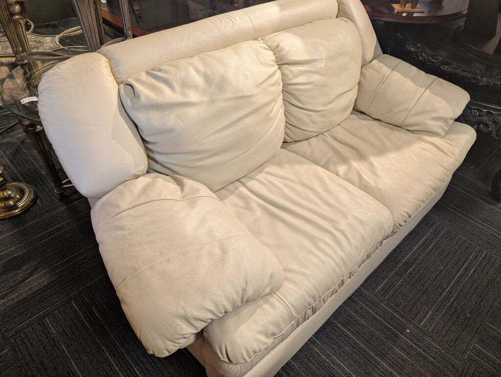 Vintage Leather Loveseat
