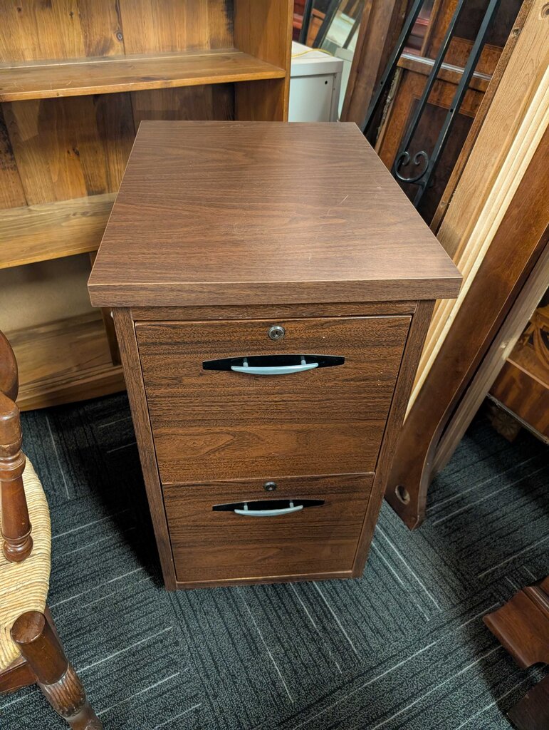 Vintage Two Drawer File Cabinet