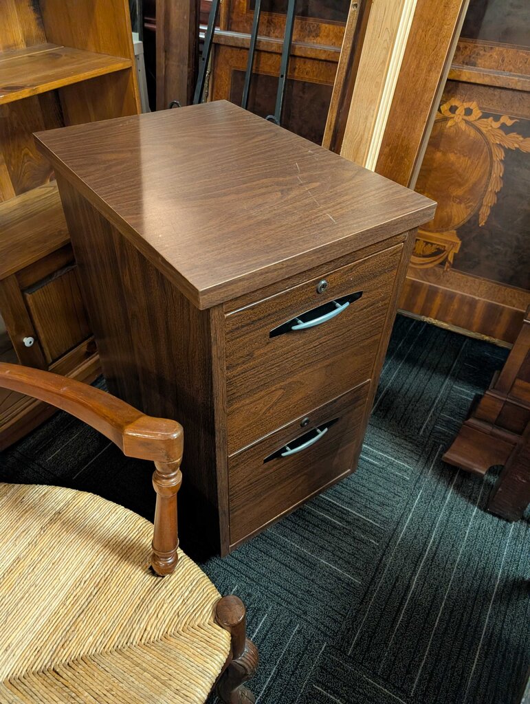 Vintage Two Drawer File Cabinet