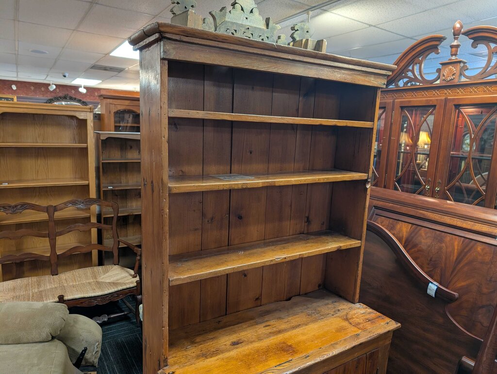 Antique Primitive Two Door Cupboard