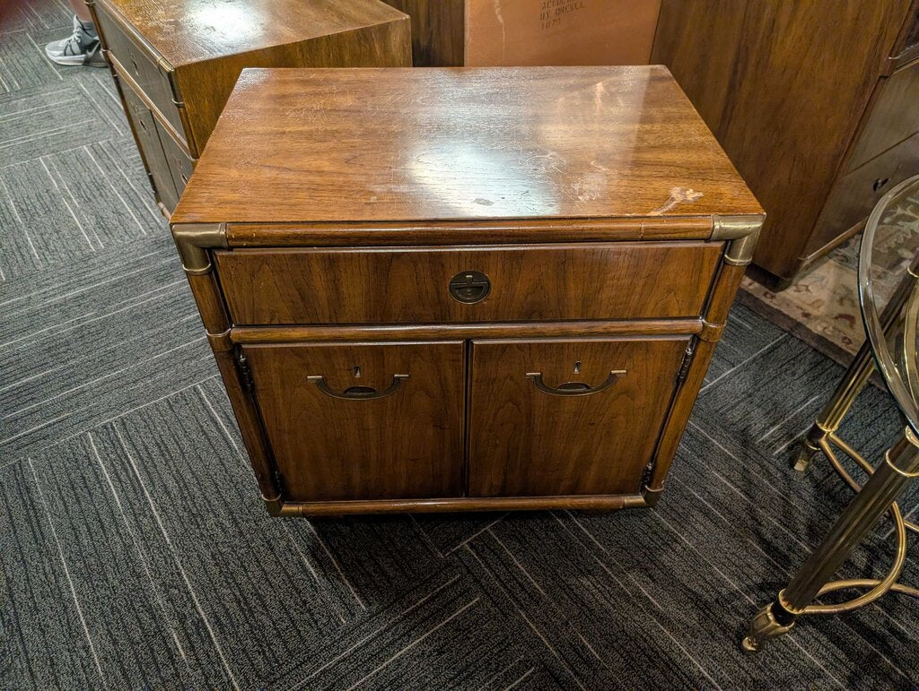 Campaign Style Nightstand By Drexel