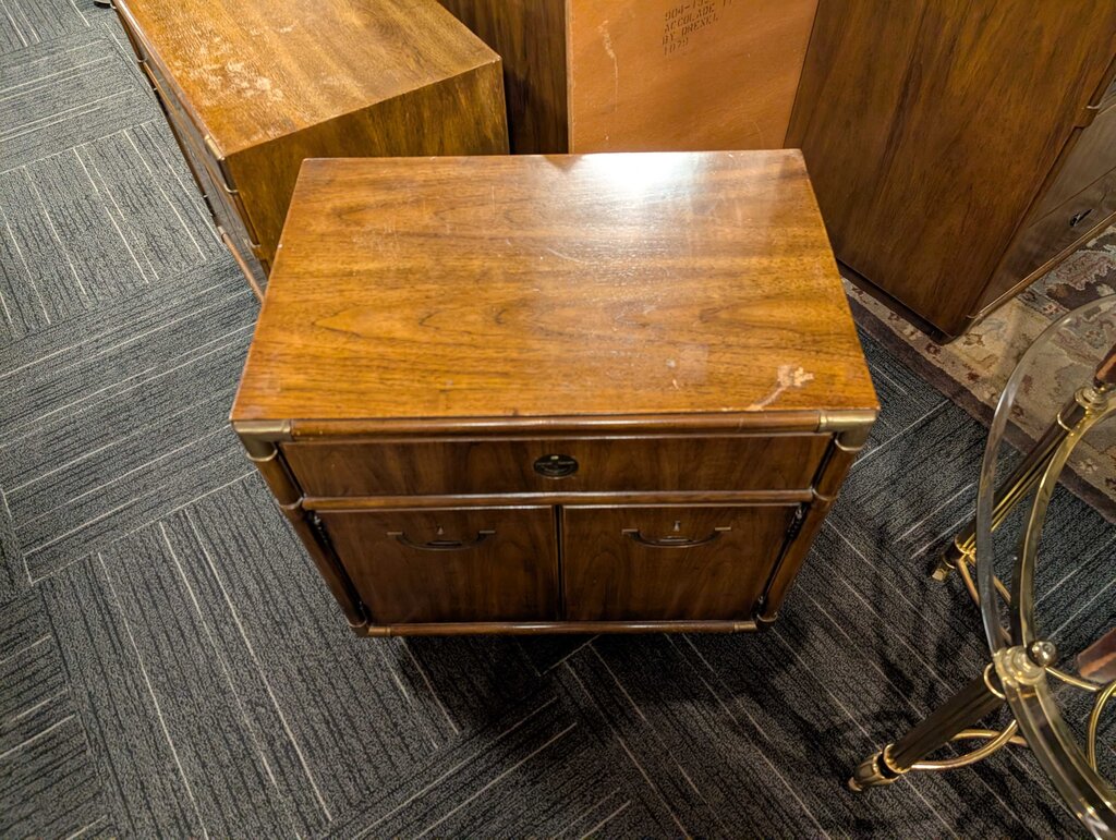 Campaign Style Nightstand By Drexel