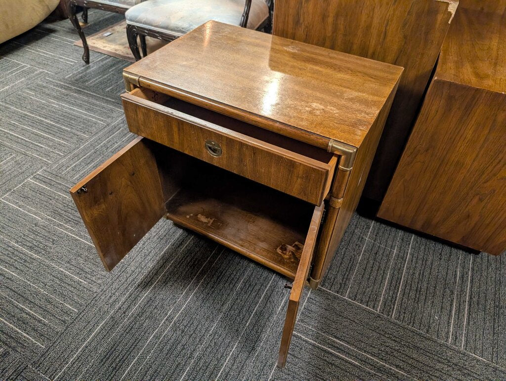 Campaign Style Nightstand By Drexel
