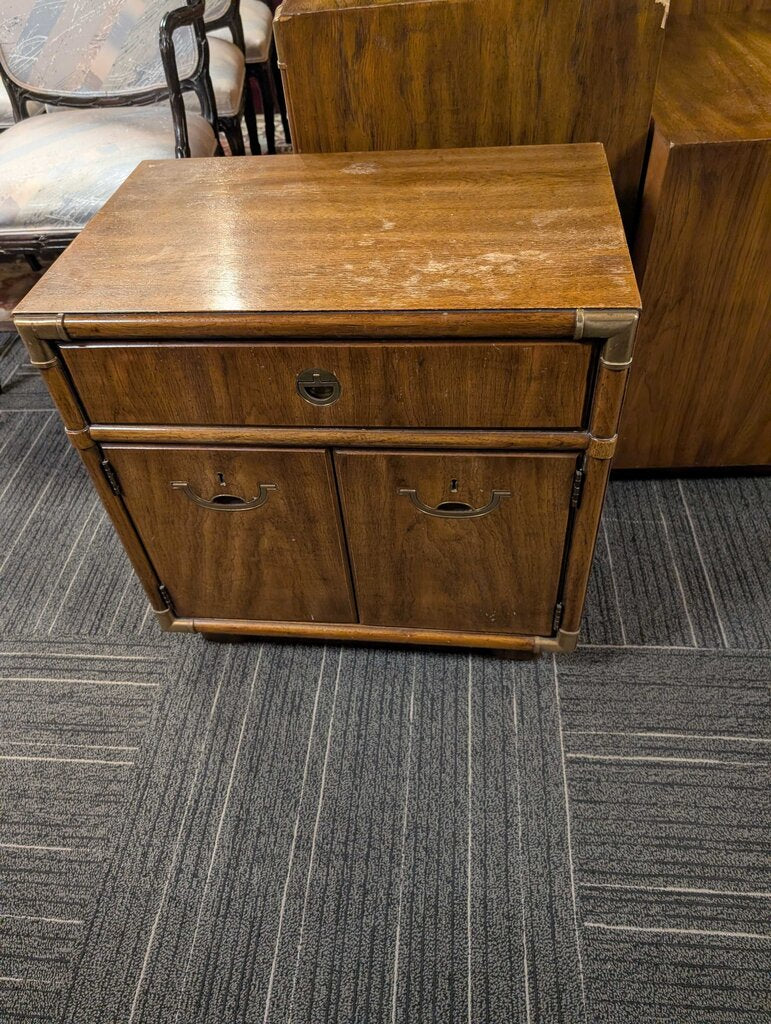 Campaign Style Nightstand By Drexel