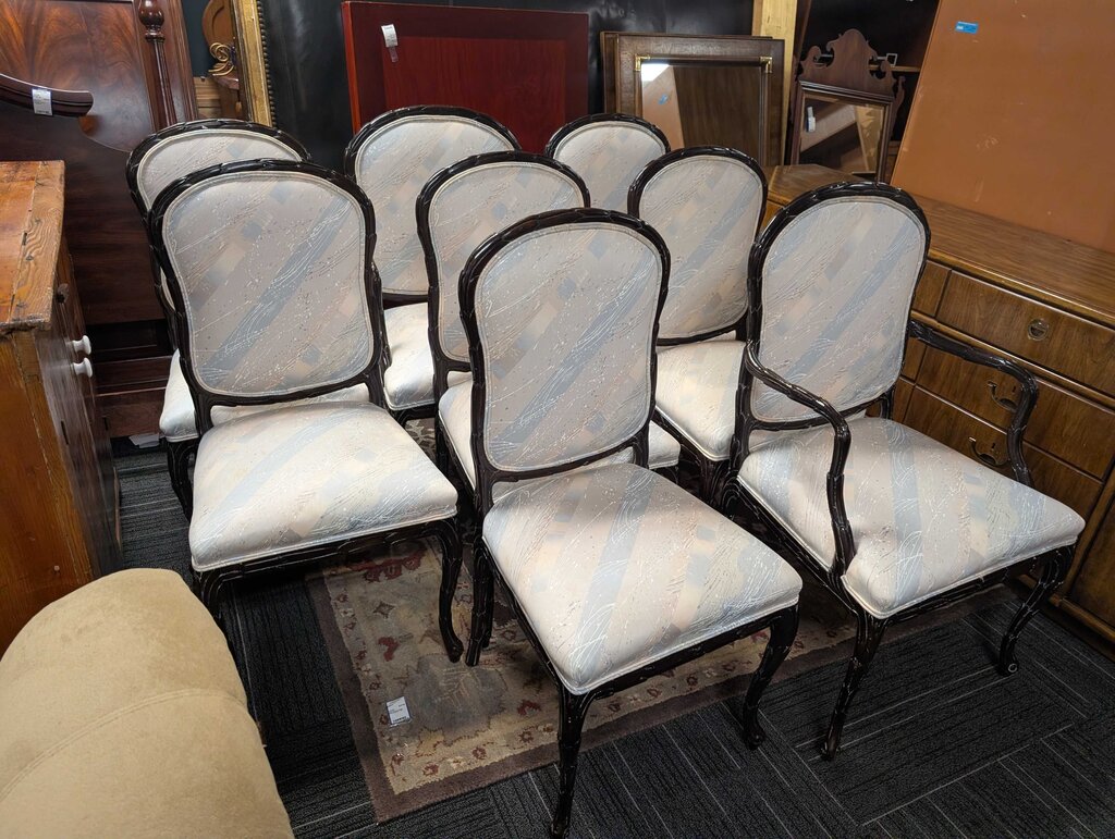 Eight Formal Chairs By Century