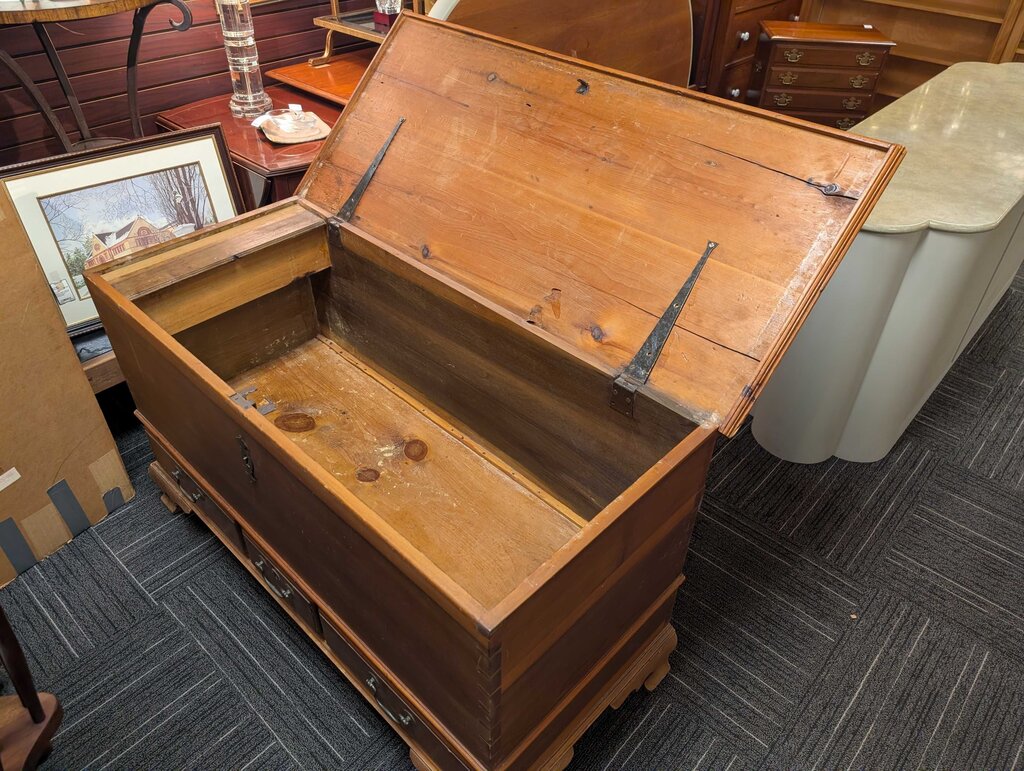 Large Antique Blanket Chest