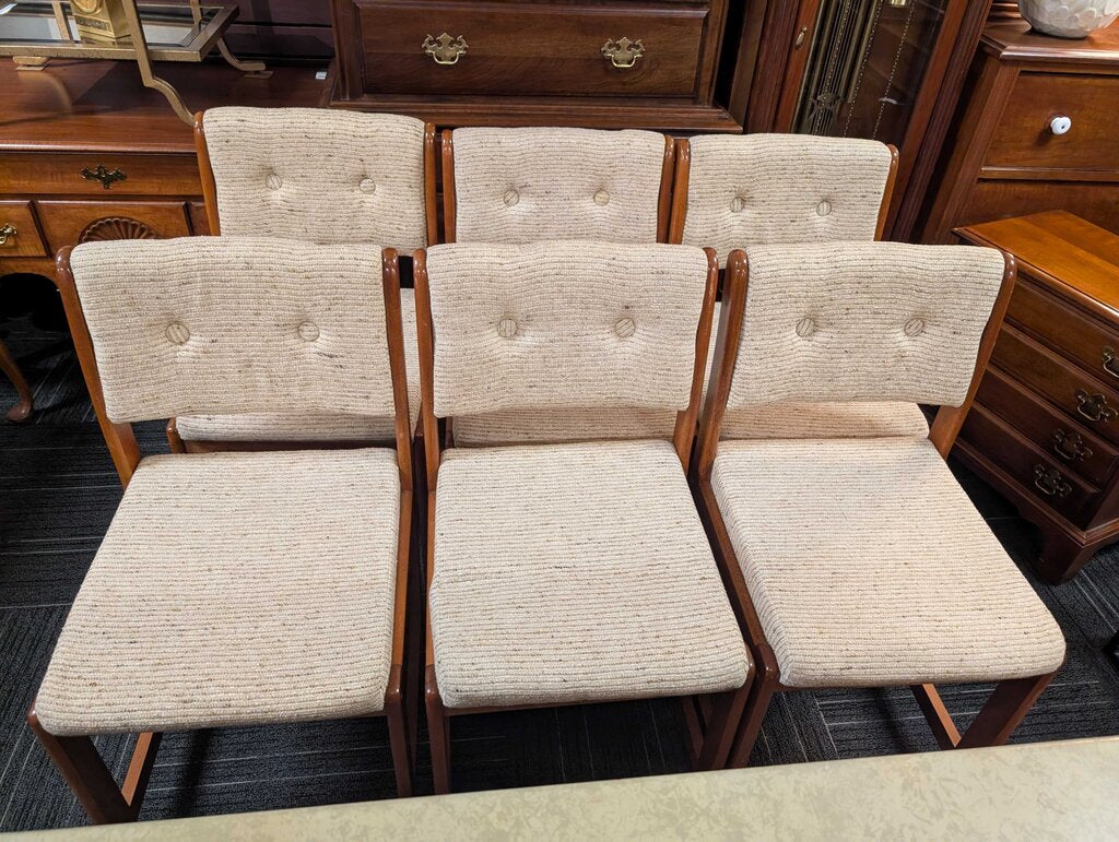 Six Danish Style Chairs